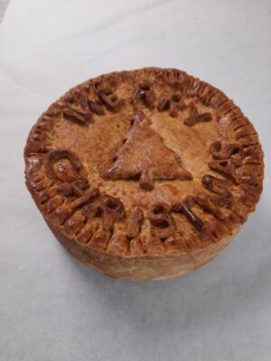 Christmas Chicken & Ham Cutting Pie